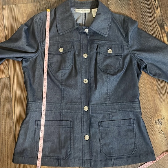 Sag Harbor Dark Blue Jean Jacket Size Small - Picture 5 of 5